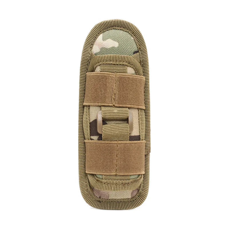Flashlight Bag 360 Degree Rotatable Flashlight Cover Outdoor Hunting Nylon Waist Bag Flashlight Pouch Bag Holster Torch Case