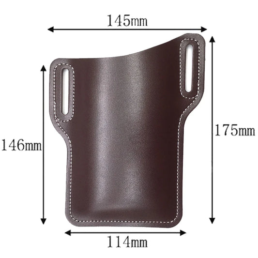 Men Phone Case Holster Cellphone Loop Holster Belt Waist Bag Props Leather Purse Phone Wallet Running Pouch Travel Camping Bags
